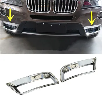 

ABS Front Bumper Grille Fog Light Lamp Cover Trim For BMW X3 F25 2011-2013 2pcs Car accesories interior Car decoration