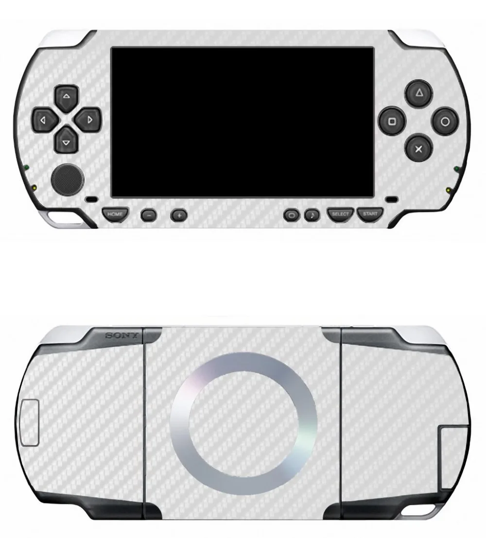 

White Carbon Fiber Vinyl Skin Sticker Protector for Sony PSP 1000 skins Stickers for PSP1000