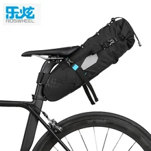 ROSWHEEL ATTACK 2017 NEWEST 10L 100% Waterproof Bike Bag Bicycle Accessories Saddle Bag Cycling Mountain Bike Back Seat Rear Bag