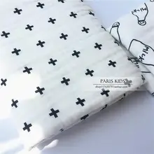 6 слоев треугольник плюс Знак Многофункциональный ребенок органический хлопок муслин пеленать одеяло новорожденный младенец одеяло