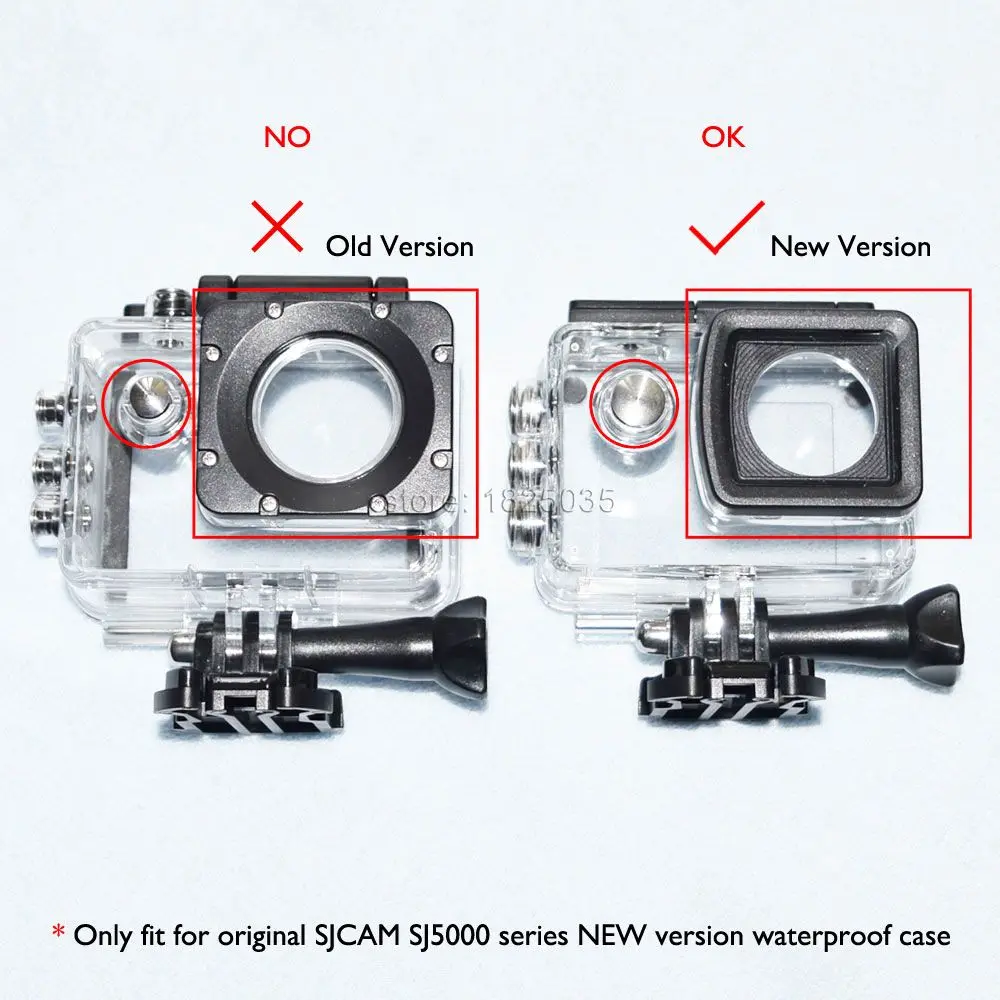 SJCAM ABS Материал задняя дверь оболочка замена крышки запасной аксессуар для SJ5000 серии новая версия водонепроницаемый чехол Корпус