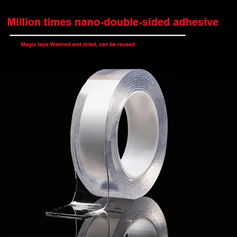 

Transparent Double Sided Tape Strong Seamless Ultra-Thin Waterproof High Temperature Resistant Car Double-Sided Tape Sticker
