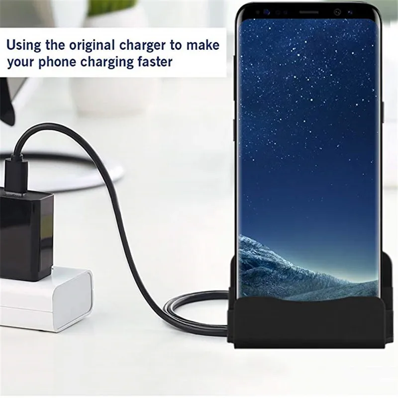 

Type-C Dock Desktop Charger Station For LG X5 Q9 Q8 V40 G7 V35 V30S ThinQ Fit One Stylo 4 Plus Q Stylus Q7 Plus Dock Desktop