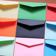 14 шт цветные конверты из крафт-бумаги, конверты, открытки, приглашения, письма, канцелярские принадлежности, вечерние бумажные пакеты, 11,5x8 см