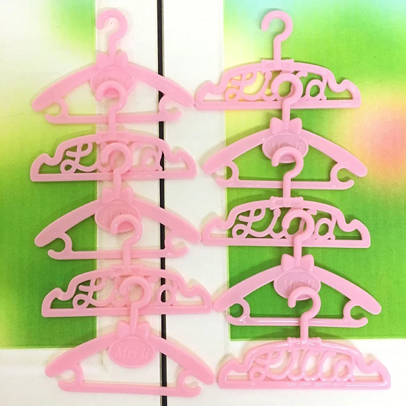plastic doll clothes hangers