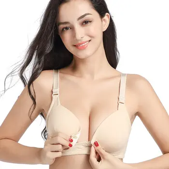 

Wirefree Breastfeeding Maternity Bra Cotton Clothing Breastfeeding Bra for Pregnant Women Pregnancy Breast Big Size Sleep