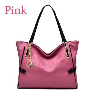 ZMQN роскошные сумки известных брендов, женские сумки, дизайнерские модные женские кожаные сумки, женские сумки высокого качества, большая вместительность A850 - Цвет: Pink