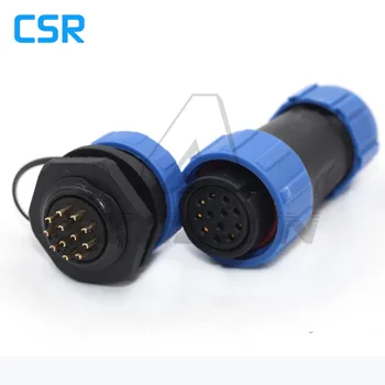 

SZJELEN SP2110 12 pin plug socket high voltage current cable LED waterproof connector