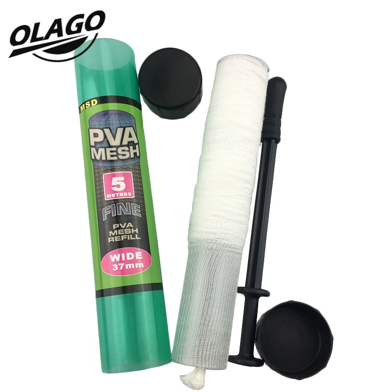 

Universal Fishing PVA Mesh Nets Micro-Mesh Refill Fishing Net Pool Professional Fishing Tackle Tool Accessory Fits All37mm*5m