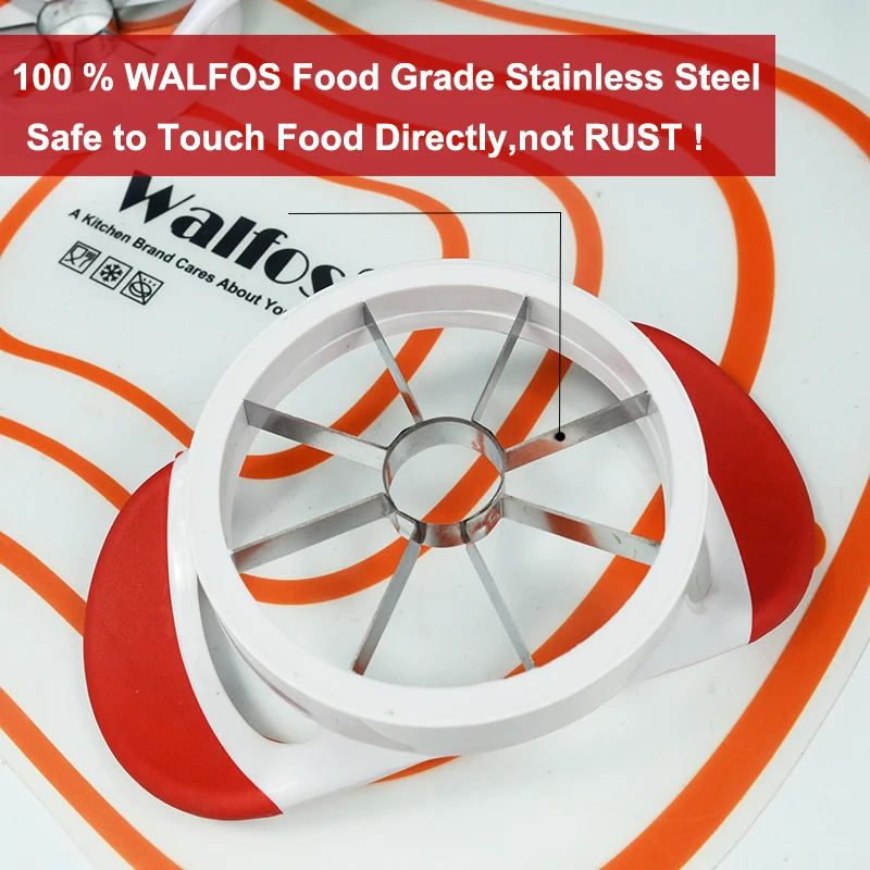 WALFOS brand food grade Multi-function Fruit Vegetable Tools Onion Cutter Apple Peeler Slicer Stainless Steel Kitchen Tools - Image 4