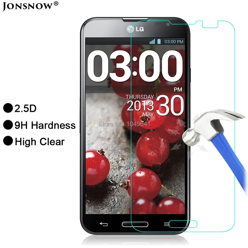 LG-1081_1_9H 2.5D Explosion-proof Tempered Glass Film for LG Optimus G PRO  F240K E985