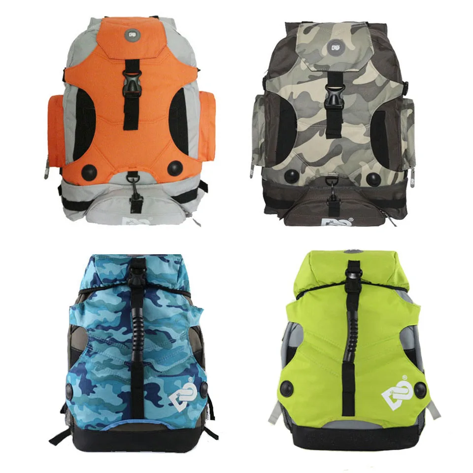 

DC 810D Polyester Fabric Inline Speed / Slalom Roller Skates Backpack Travel Camping Camouflage Multi-function Skating Bags BB2