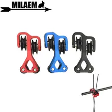 1pc Archery Roller Cable Slide String Separator Vice Strings Protector Pulley Compound Bow Outdoor Sports Shooting Accessories