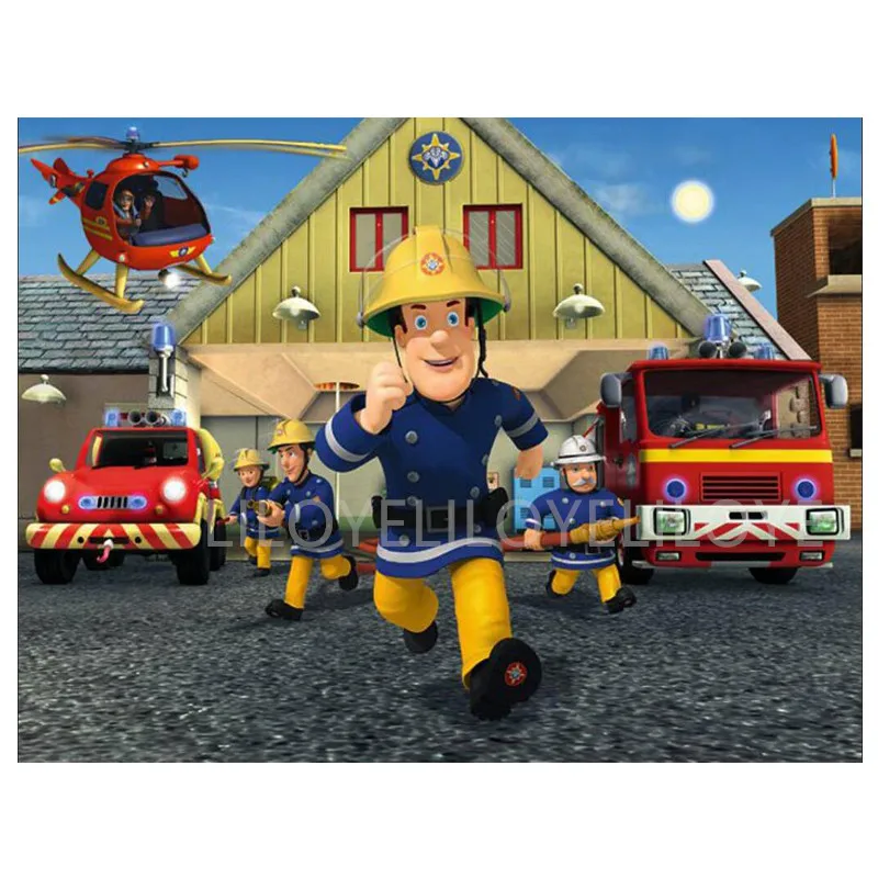 Rhinestones Mosaic Diamond painting diamond embroidery cartoon Firefighter man Full Square 5d Rhinestones art Hobby Decor FG1065