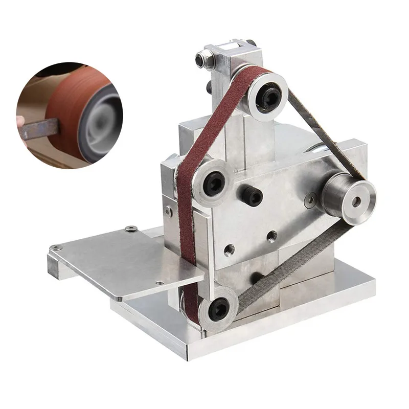 110240V Mini DIY Electric Belt Grinder Sander Polishing Grinding Machine Edge Sharpener Metal Wood Sanding Machines EUUS PLUG (5)
