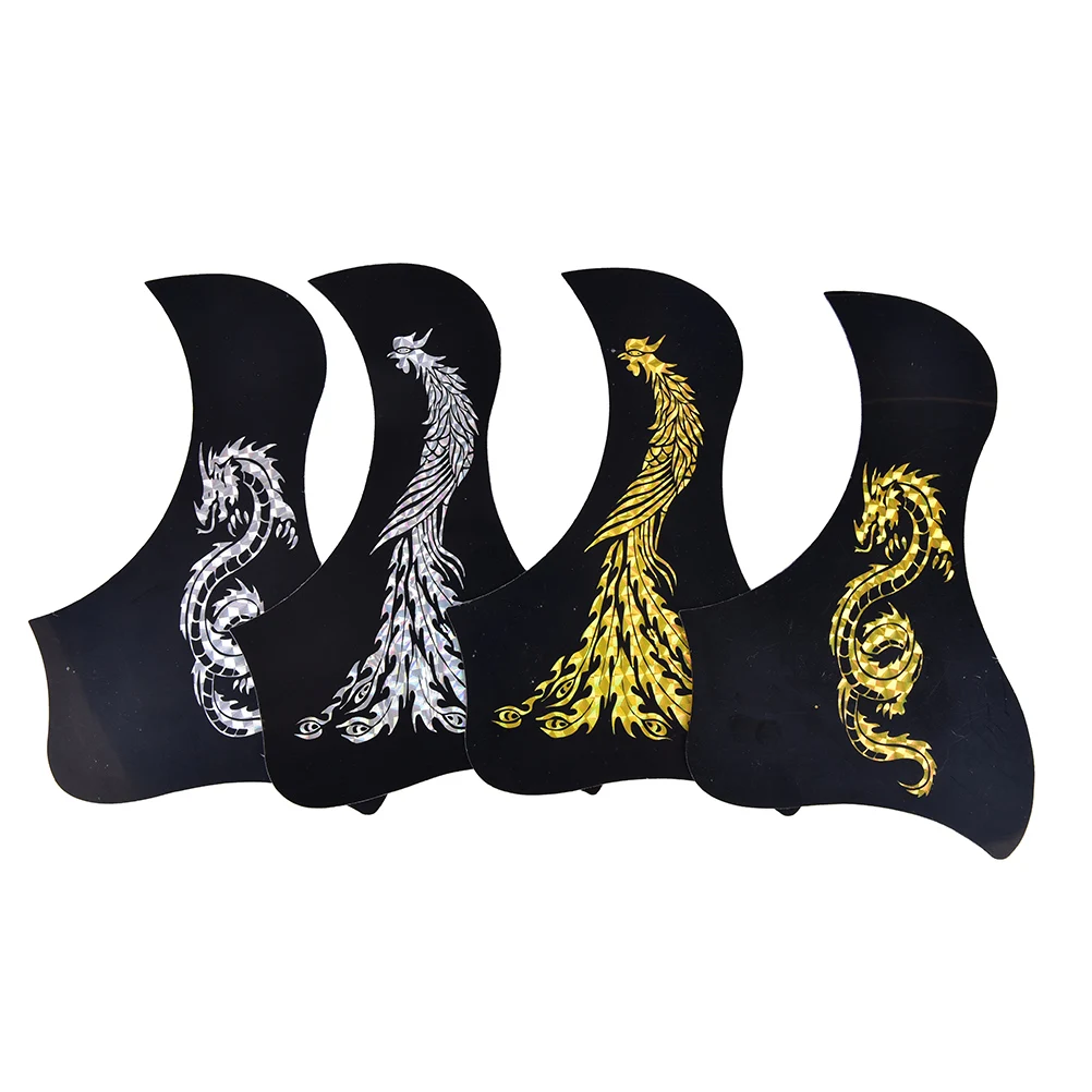 

Guitar Pickguard Gold Sliver Phoenix/ Dragon Acoustic Guitar Pickguard Pick Guard High Durable 175*105*2mm