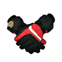 CKAHSBI Waterproof Gloves Winter Male Ski Gloves Men Professional Warm Boys Christmas Gift Snow Warm Glove Windproof Male Women