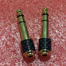 New 10 Pcs 6 5mm 1 4Male plug to 3 5mm 1 8Female Jack Stereo Headphone Audio Adapter Converter For Microphone Audio Amplifier