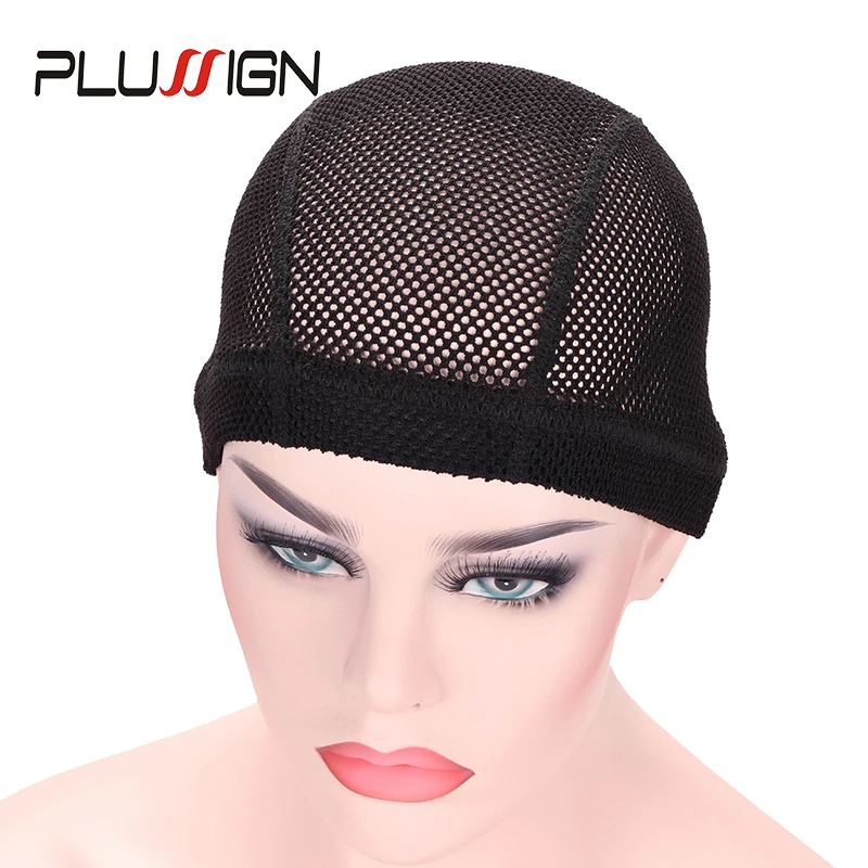 

1Pcs Glueless Weave Cap For Making A Wig Stretch Mesh Wig Cap For Making Wigs Hair Nets Invisible Plussign Wig Making Supplies