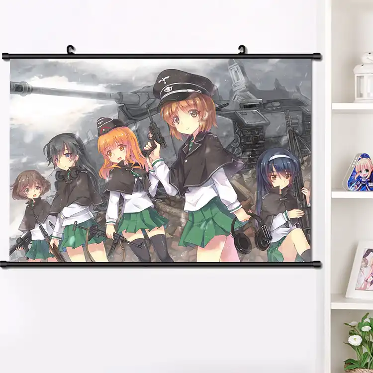 Anime girls und panzer Home Decor Poster Wall Scroll cosplay 40*60cm#KF-7