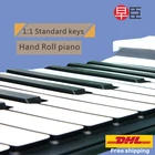 DHL Ship Roll up 88 keys professional soft silicone midi electronic hand roll piano keyboard Musical keyboard Instruments