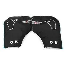 1 Pair Waterproof Motorcycle Scooter Hand Bar Winter Gloves Motorbike Quad Bike Handlebar Warmer Gloves ATV Fur Mitts