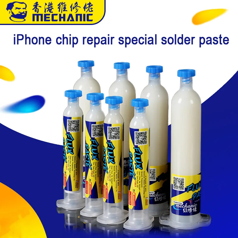 MECHANIC Lead Free Solder Paste BGA Reballing Flux Solder for Phone IC Chip PCB Halogen Free