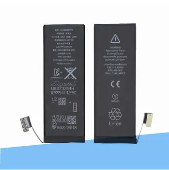 

100pcs /lot 1440mAh 0 zero cycle Replacement Li-Polymer Battery For iPhone 5 5G Accumulator Batteries