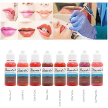 Набор чернил для татуажа 10 шт. микроблейдинг Перманентный макияж 15 мл Косметические пигменты 23 цвета чернила для татуажа бровей Макияж тела