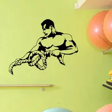 WALL DECAL VINYL STICKER SPORT GYM FITNESS BODY BUILDING BODYBUILDER DECOR