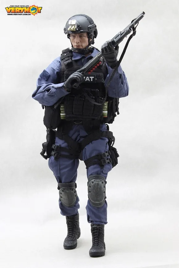 1/6 масштаб VH SWAT 2,0 солдат с оружием Тактический Костюм 12 дюймов фигурка коллекция моделей Игрушек (без головы или тела)