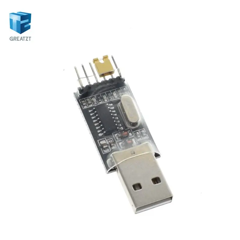 

CH340 module USB to TTL CH340G upgrade download a small wire brush plate STC microcontroller board USB to serial
