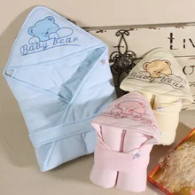 Новое поступление милый 85 см* 85 см мультфильм 2 цвета хлопок 0-12 месяцев многофункциональный теплый для новорожденного одеяло для детей