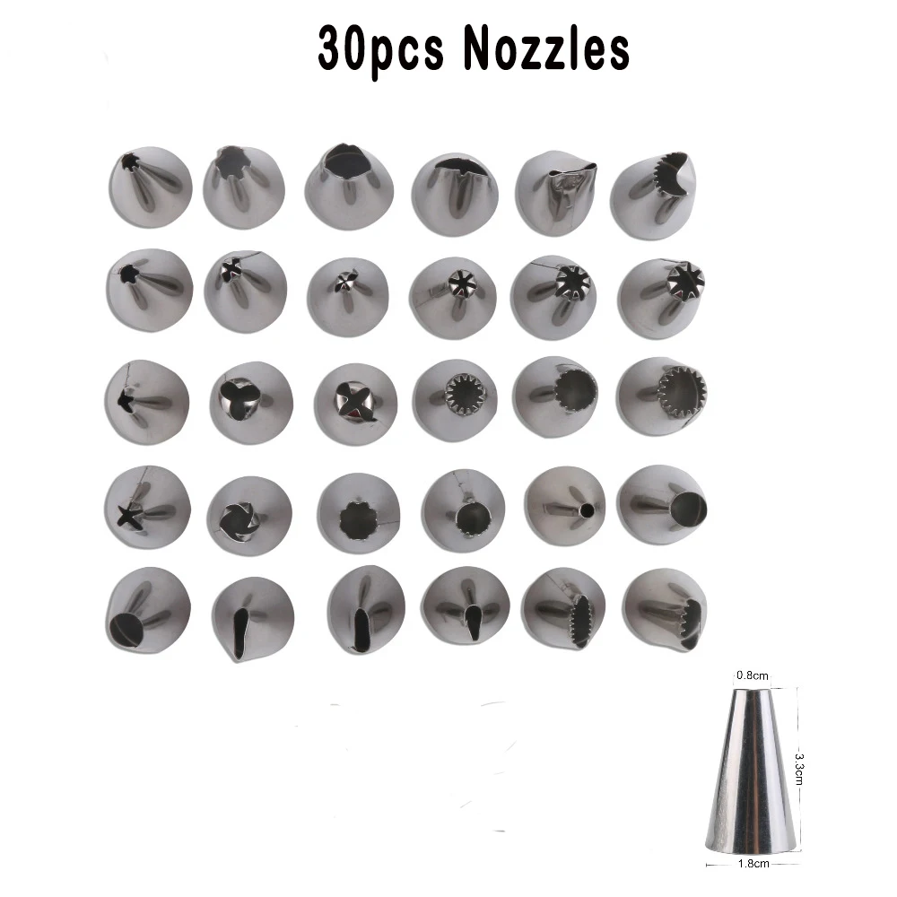 30pcs nozzles set