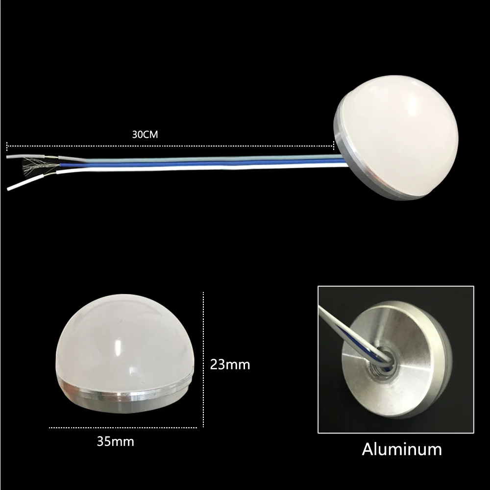  Mirror bulb 12V LED mirror lamp ball makeup mirror spotlight dimming color adjustment temperature l