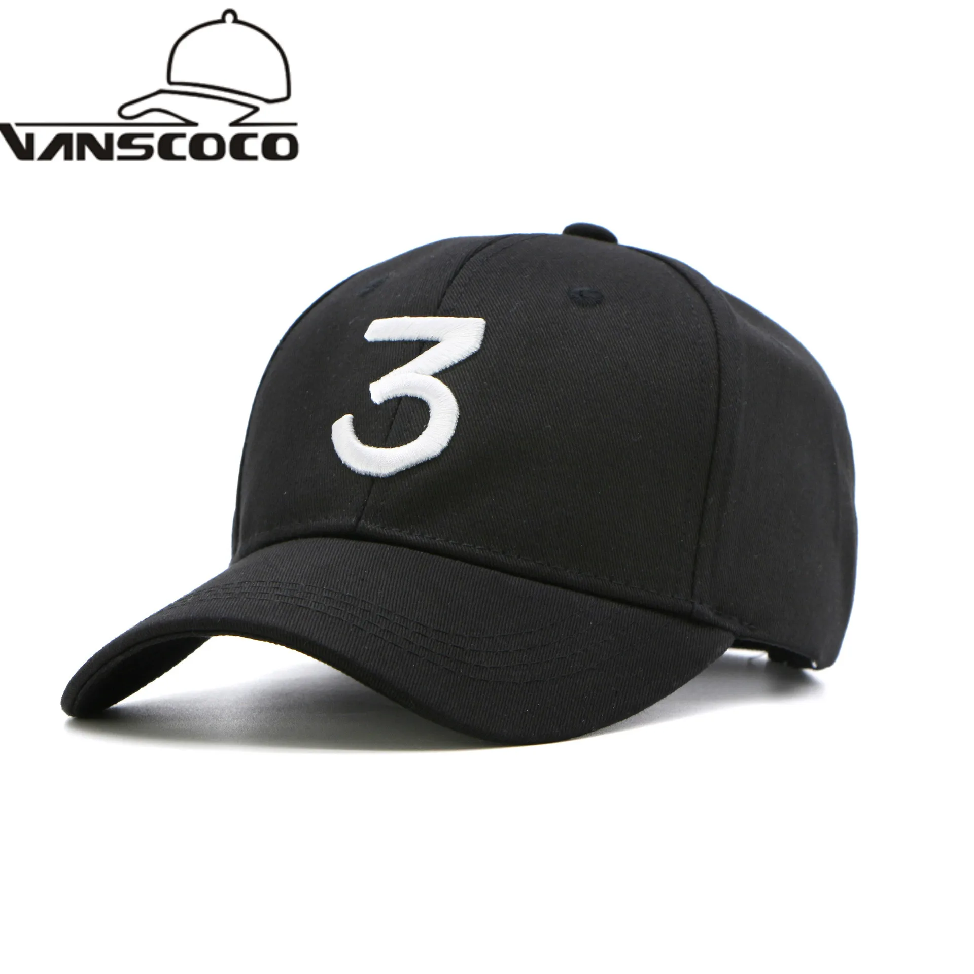 New Chance Number 3 Embroidery Baseballl Cap Dad Hat for Women Men Sun Visor Trucker Hat Golf