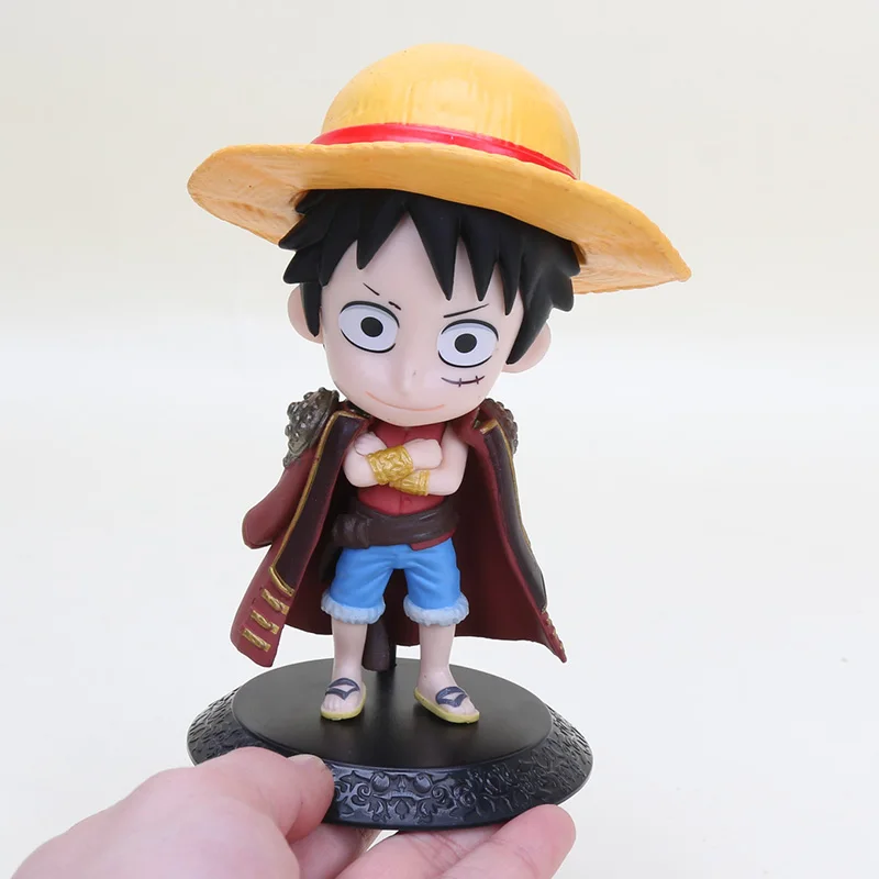 

Anime One Piece luffy Figure toy 10cm Q version Monkey D Luffy PVC Action Figure Model Collection Toys
