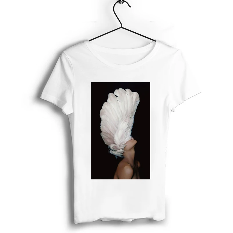 

Aesthetic Art Girls Oil Painting Graphic Women Tshirt Short Sleeve Casual Couple T Shirt Short O Neck Print Girlfriend Gift Tops