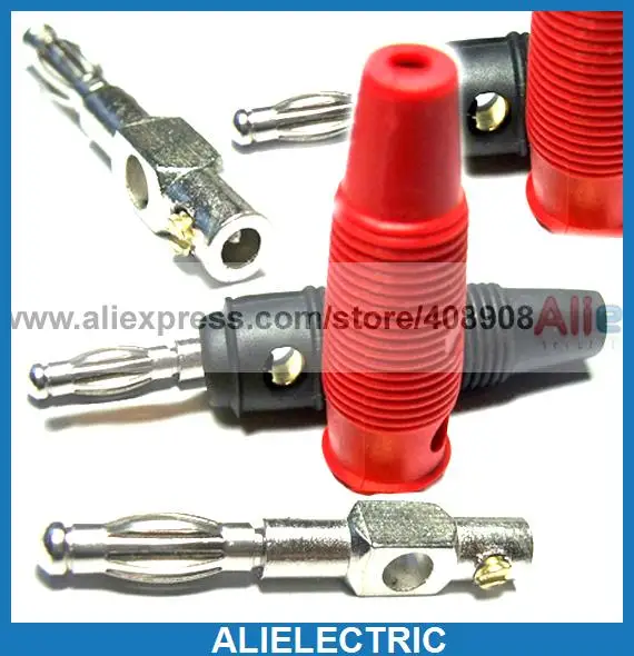 

100x Insulation Soft Silicone 4mm Banana Plug for Binding Post Speaker Meter Test