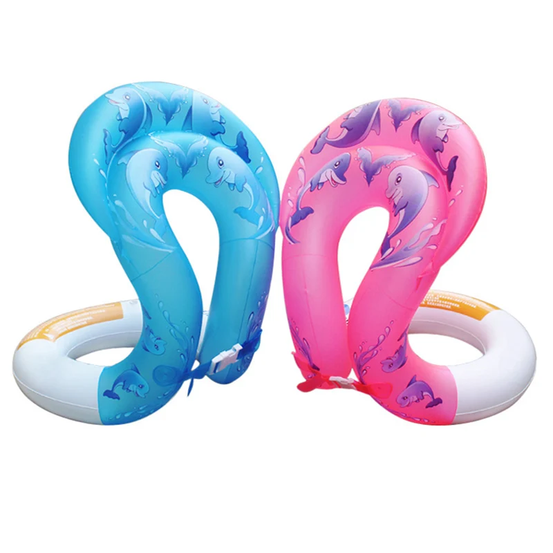 Hot Kids Adults PVC Inflatable Swim Arm Rings Swimming Laps Pool Toys