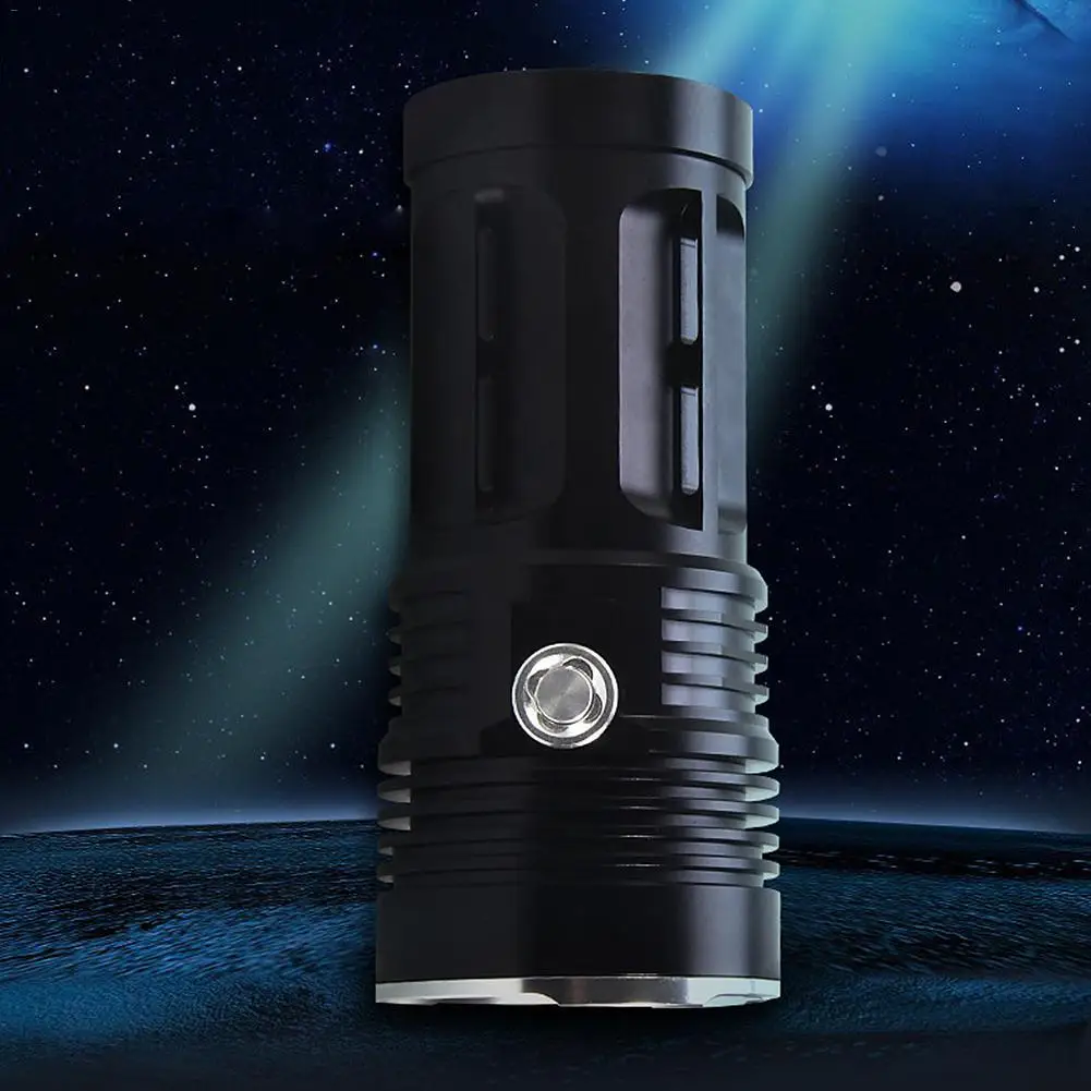 

Glaring Aluminum Alloy 12*T6 Flashlight Long Distance Lighting Outdoor Small Monster Hunting High Power 12 Lights 5 Levels