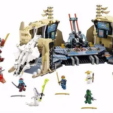 Новое поступление 1307 шт. Бела 10530 ниндзя База дома Ninja кирпичи самурая x куев Building Block Игрушечные лошадки Best Игрушечные лошадки