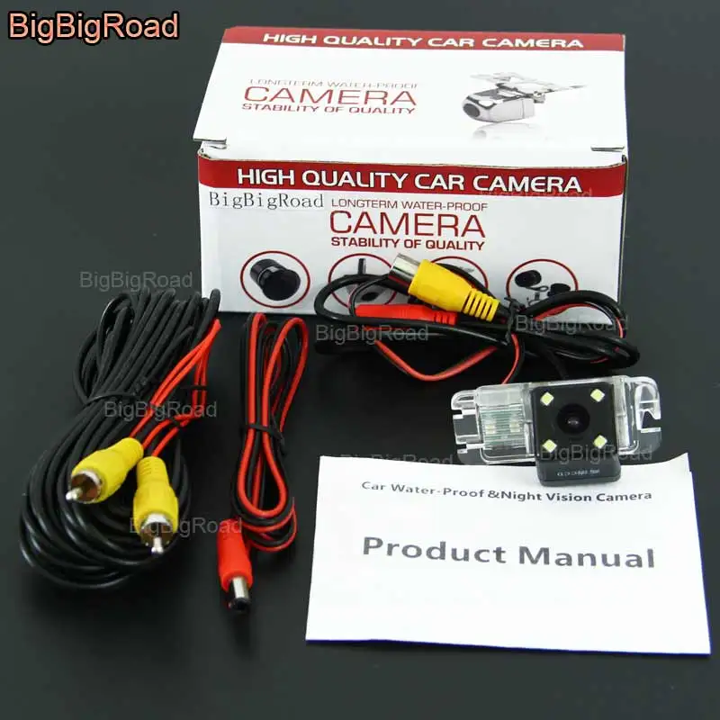 

BigBigRoad For Jeep Compass 2014 / Ford Explorer U502 2010~2015 Car Rear View Reverse Backup Camera Night Vision parking camera