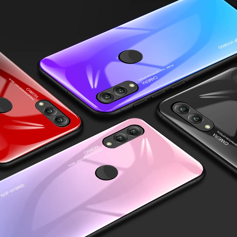 Градиентное стекло для huawei Honor 9 для huawei Honor 7X 7C Pro 8 Lite Note 10 Honor10 Honor9 Lite чехол из закаленного стекла