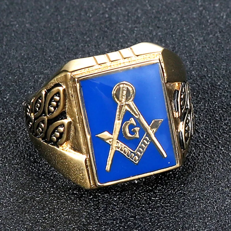 DICAYLUN Mason кольцо Для мужчин Нержавеющая сталь перстень масоном масонской кольцо золото Винтаж Панк ювелирные изделия масонство мужчина подарки