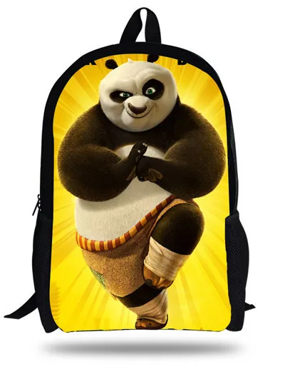 16-дюймовый рюкзак с рисунком «кунг-фу Панда» для Рюкзак Школьная Сумка для детей с персонажами из мультфильмов для детей школьные ранцы для мальчиков Bolsa Infantil Menino