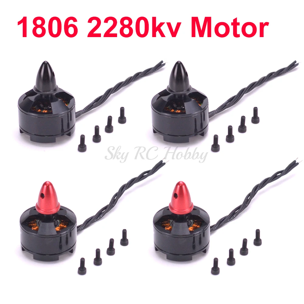 

4pcs/lot 1806 2280KV CW CCW Brushless Motor 2-3S Mini Multi-rotor Motor for 250 260 RC Quadcopter RC Drone Parts Accessories