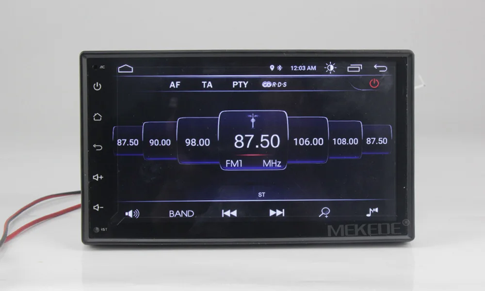 MEKEDE Android 8,1 4 ядра 2Din Универсальное автомобильное радио RDS gps Навигация BT FM wifi USB с управлением на колесах
