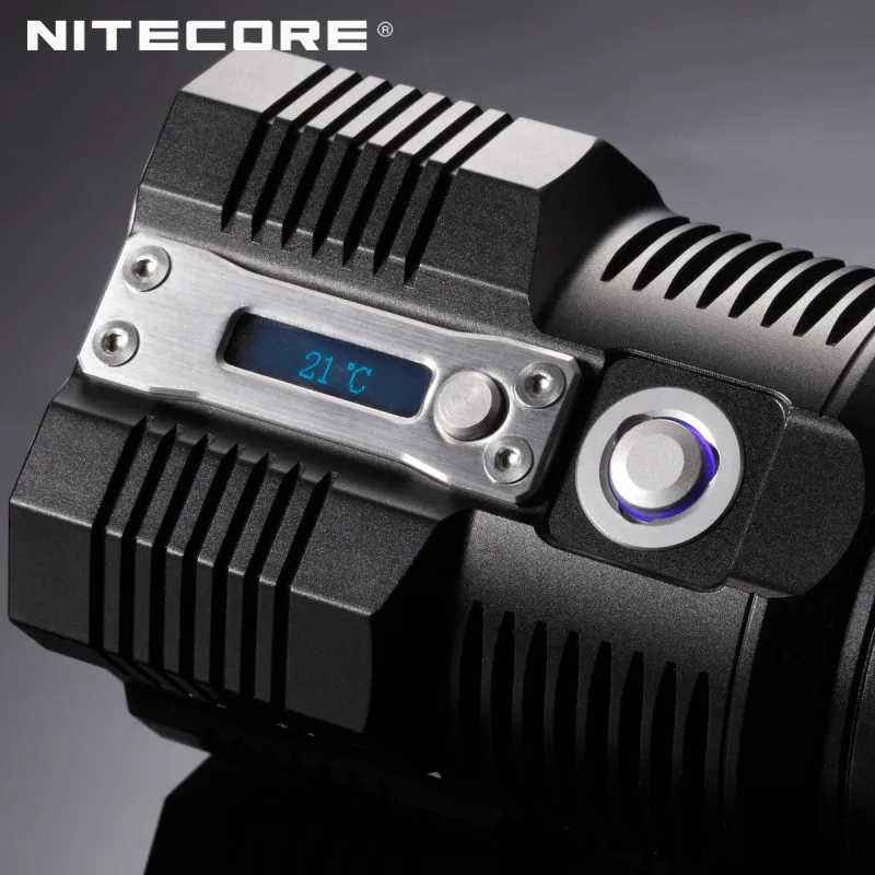 Цена по прейскуранту завода маленький монстр Nitecore TM26 4000 Lumnes портативный прожектор CREE XM-L2 U3 светодиодный фонарик с O светодиодный дисплей