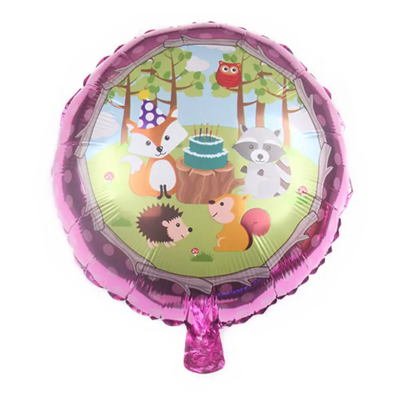 Hdbfh Новинка 18-дюймовые круглый скотный двор алюминий воздушный шар для детей, праздничное платье-пачка День рождения украшение шары оптом - Цвет: Figure balloon